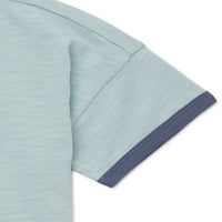 лесна-грахова детска тениска с къс ръкав, Размери 12м-5т