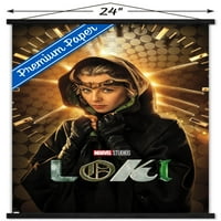 Marvel Loki - Sylvie One Leatply Sall Poster с дървена магнитна рамка, 22.375 34