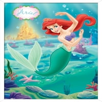 Disney The Little Mermaid - Ariel - Плакат за плуване поза с бутални щифтове, 14.725 22.375