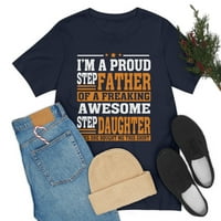 Familyloveshop llc риза за ден на бащата Аз съм горд стъпка баща риза подарък за татко ден на бащиния подарък мъже риза стъпка