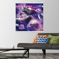 Джеймс Букър - Космически вълци вият плакат за стена с магнитна рамка, 22.375 34