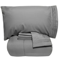 Сладка домашна колекция сиво легло в чанта Утешител комплект с чаршафи