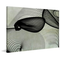 Мармонт хил абстрактно Черно-бяло 22-15-В2 от Ирена Орлов живопис печат върху платно