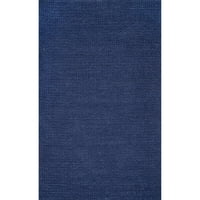 нулум Пенелопа плетена вълна бегач килим, 2 '8 12', на разстояние Бяло