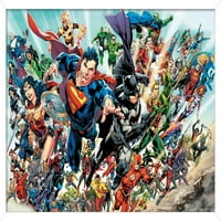 Комикси - прераждане на Лигата на справедливостта - Групов стенен плакат, 14.725 22.375