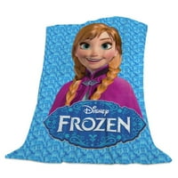 Замразено одеяло от руно лилаво дебели топли одеяла за зимата, супер меко уютно размито легло одеяло b