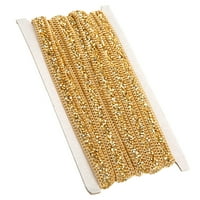 Лента за кристан, лесна употреба на пръчка здраво занаяти за панделка Широта златисто за шиене за декорация на сватбени партита