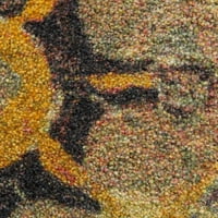 Дом Мохак призматичен Макай мулти преходна геометрична точност отпечатана площ килим, 5 'х8', Кафяв