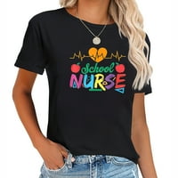 Тениска на училищната медицинска сестра
