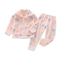 Kiplyki отстъпка дамски пижама плюс размер малко дете бебета момчета момичета пазят топло фланелно нощно облекло