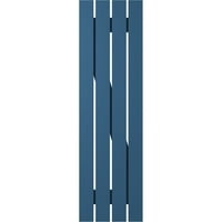 Екена Милуърк 1 2 в 83 х Америкрафт четири борда екстериор истински дървени разпределения борда-н-Батен щори з-бар, престой синьо