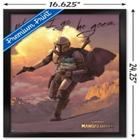 Междузвездни войни: Мандалорският - Защитен плакат за стена, 14.725 22.375