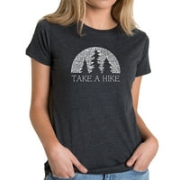 Тениска на женската първокласна дума за арт - любител на природата