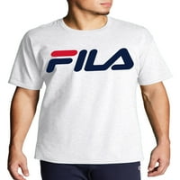 Фила Мъжко голямо и високо класическо лого тениска с къс ръкав, Размери ХЛТ-6ХЛ