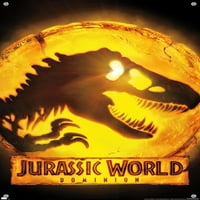 Jurassic World: Dominion - Лого един плакат за стена на листа с бутални щифтове, 14.725 22.375