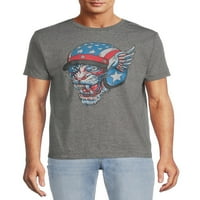 Четвърти юли Мъже & големи мъже Нека свободата царува и американски Тигър графични тениски, 2-пакет