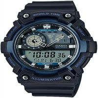 Мъжки Казио световно време аналогов цифров Спортен часовник АЕК200В-2А