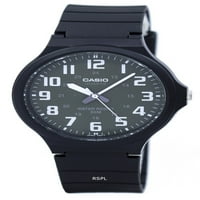 Касио Мъжки супер-лесно четец часовник, Черно бяло набиране МВ240-7БВ