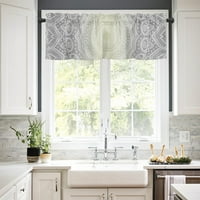 Lumento половин завеси джобни джобни къси завеси затъмнение модерна кухненска завеса валац луксозен декор стил l wxh: 27.5x24in*2