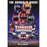 Графика на поп културата Movah Turbo - Power Rangers Movie Movie Poster Print, 40