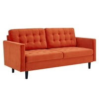 Modway Exalt Tufted Performance Velvet диван в оранжево