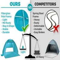 Alvantor Beach Tent Tent Sun Shelter чадър изскачащ преносим балдахин
