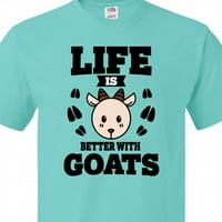 Мастическият живот е по-добър с кози тениска