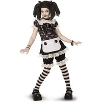 Готическа парцална кукла тийнейджърски костюм за Хелоуин