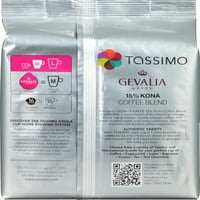 Тасимо Гевалия 15% Кона бленд смели тъмно печено кафе Т-дискове за Тасимо единична чаша домашно пивоварни системи, КТ пакет