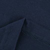 Женски екипаж Топс клирънс Модерни тениски Сладки стари дама Писмо печат пуловер Основни тройници дрехи за ежедневни ризи с къс