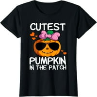 Най-сладката тиква в тениската на кръпка деца Хелоуин тиквена тениска