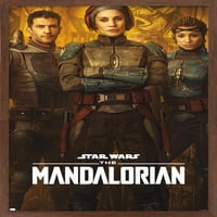 Междузвездни войни: Мандалорският сезон - Мандалорианска стена плакат, 14.725 22.375