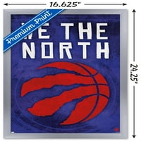 Торонто Раптърс-ние Северния плакат на стената, 14.725 22.375