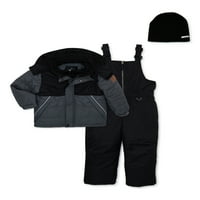 комплект пухено яке и ски лигавник, 2 части, размери 4-18