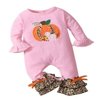 Ma & baby baby baby halloween костюм бебета момичета комбинезон Playsuit Pumpkin Romper дрехи