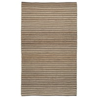 Подпис дизайн от Ашли Глиона ръчно тъкани райета дизайн Юта килим, Кафяв