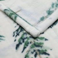 Опори луксозни плюшени легла празнично одеяло, коледно дърво, близнак близнак КСЛ