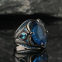 Тревожен пръстен за тийнейджъри момичета гравирани винтидж пръстен за мъже и жени Модни бижута Популярни аксесоари на пръстени