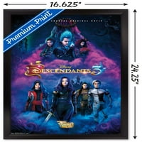 Disney Descendants - един плакат за стена на листа, 14.725 22.375