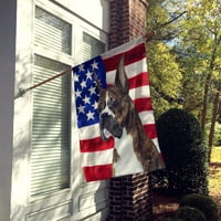 Американско знаме с боксерски флаг платно размера на къщата