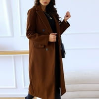 SDJMA жени модни ежедневни удобни Soild с дълъг ръкав кардиган върхове яке