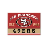 Сан Франциско 49ърс лого 2.5 3.5 магнит за хладилник