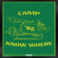 Netfli Stranger Things: Season - Camp Знайте къде стена плакат, 14.725 22.375 рамки