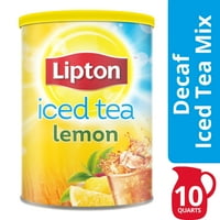 Lipton, подсладен с лимон с палмон, черен чай за чай, чай на прах, 25. Оз