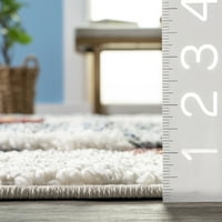 абстрактен висок нисък Детски Пискюл зона килим, 5 '3 7' 6
