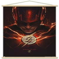Филм на комикси The Flash - Плакатът на стената на един лист с магнитна рамка, 22.375 34