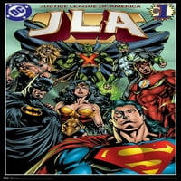 Трендс Интернешънъл ДиСи Комикс-плакат на Лигата на справедливостта