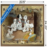 Disney Dalmatians - 50 -годишнина за стенен плакат, 22.375 34