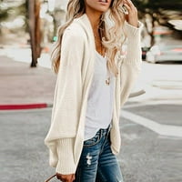 Zodggu плетен пуловер къса жилетка мода жени с дълъг ръкав овнешки ръкав в ръкав на крак твърд цвят v шия есен разхлабени ежедневни