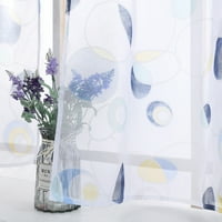 Verpetridure листа от чиста завеса тюл прозорец voile драпиране вален панел за тъкани просвет